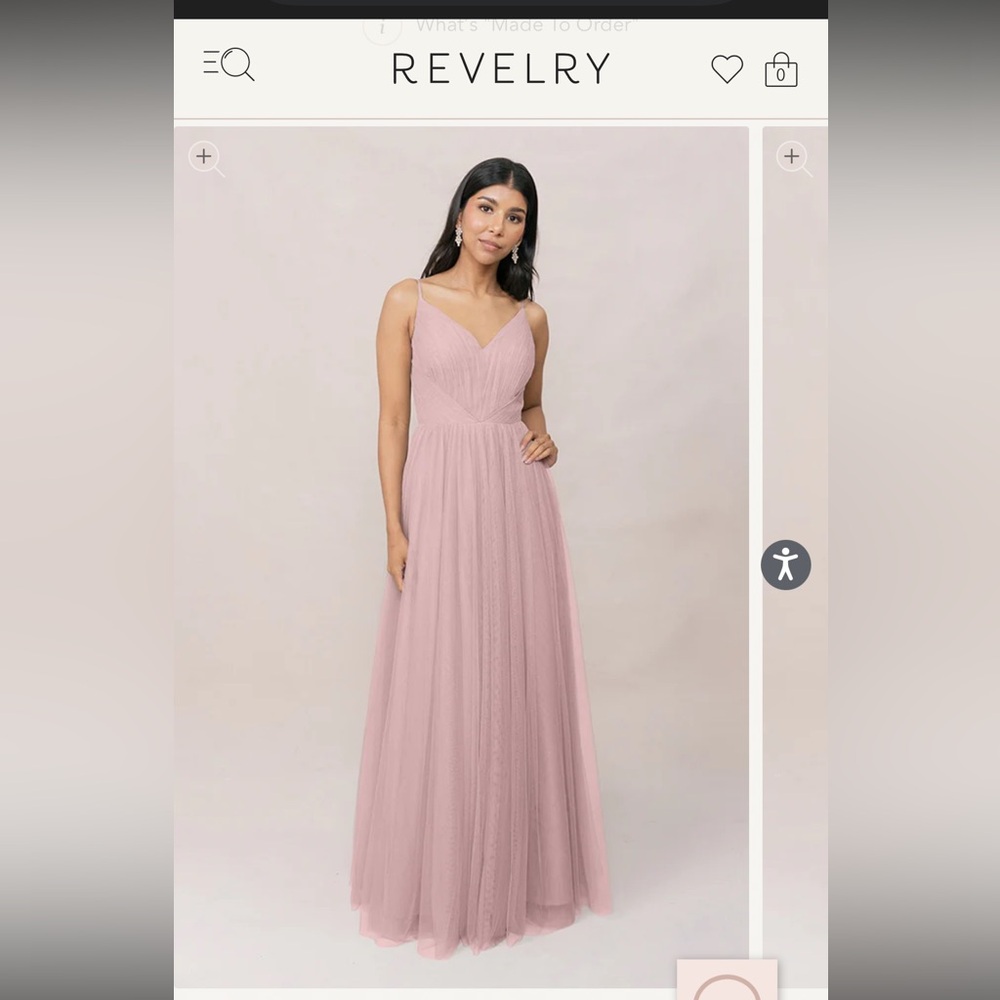 Blush Tulle Revelry Bridesmaid Dress — NWT